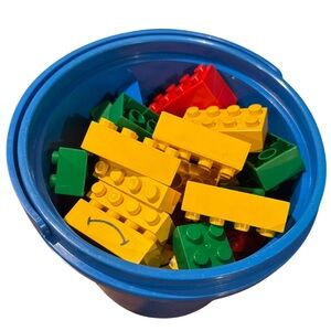 Kids Tyco Legos & Original Bucket